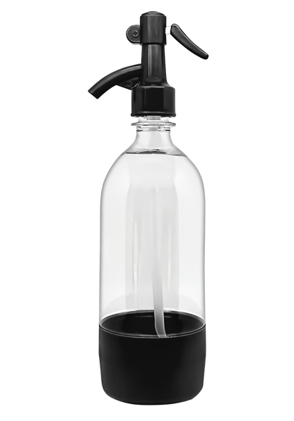 Black Seltzer Bottle