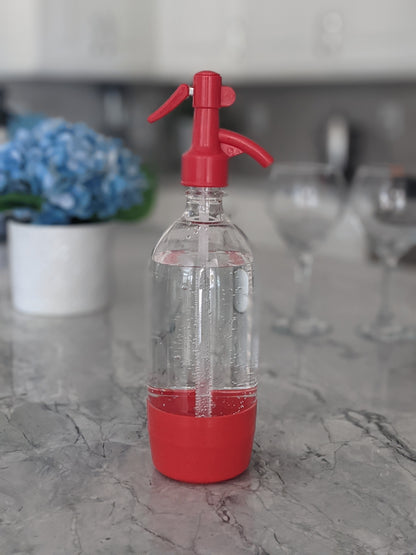 Red Seltzer Bottle